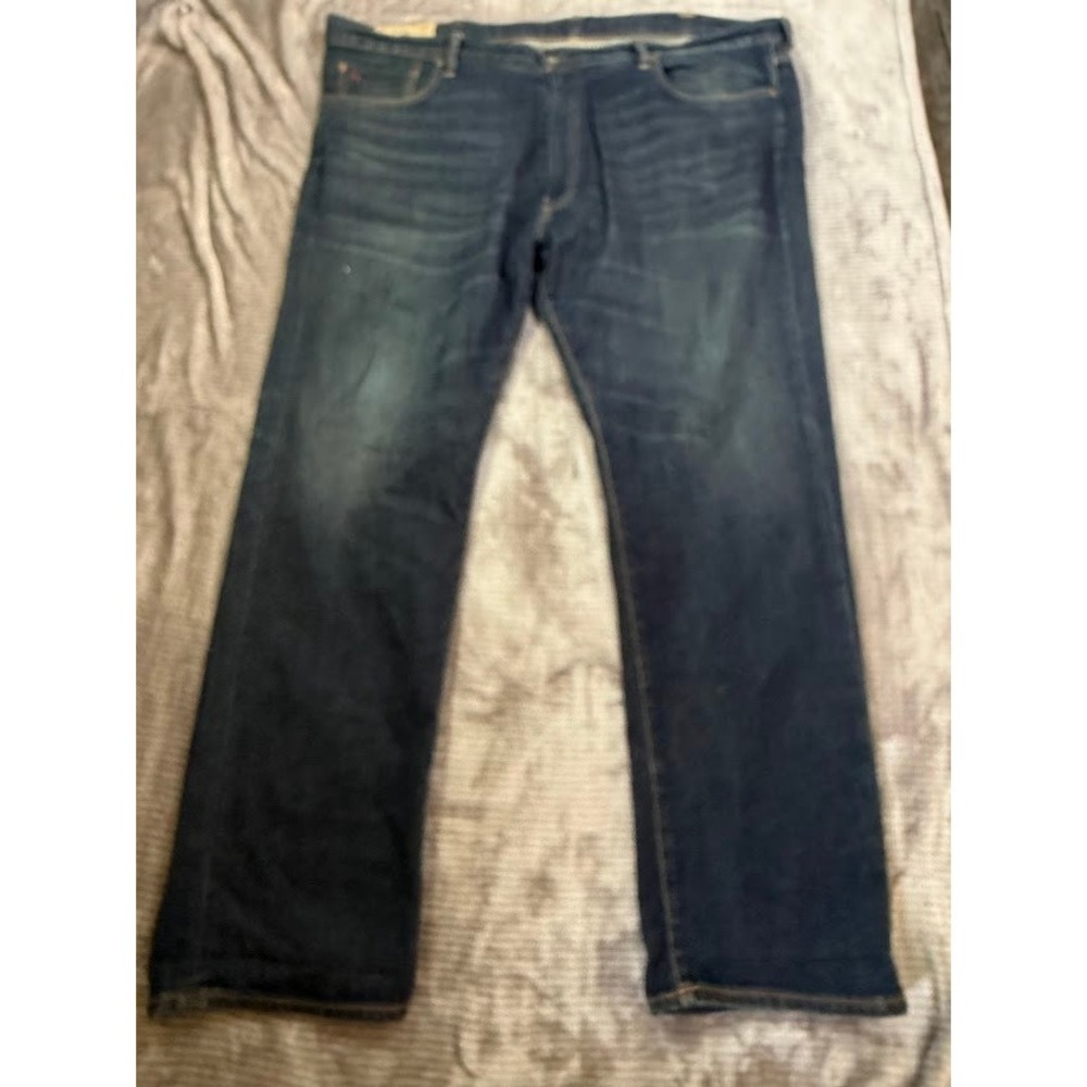 Polo Ralph Lauren Sullivan Slim Stretch Jeans Mens 44x32 Dark Wash Blue Denim